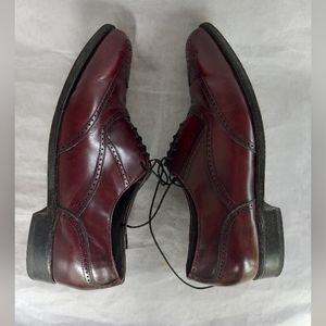 Vintage DEXTER Select Brown/Cherri Leather Lace Up Shoes Size 9